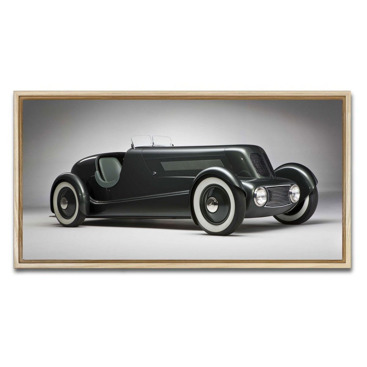 AUTO-MOCKUP WHITE | Edsel Ford's 1934 Model 40 Speedster | 1 Piece | Natural Framed Canvas | group=2x1