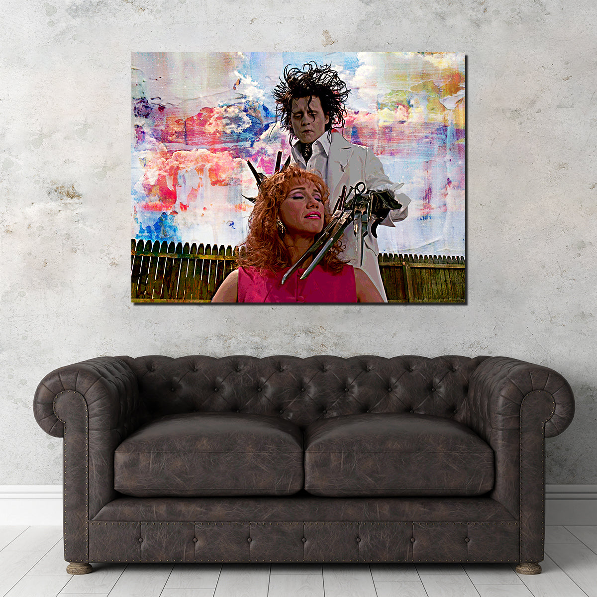 Edward Scissorhands Salon Wall Art