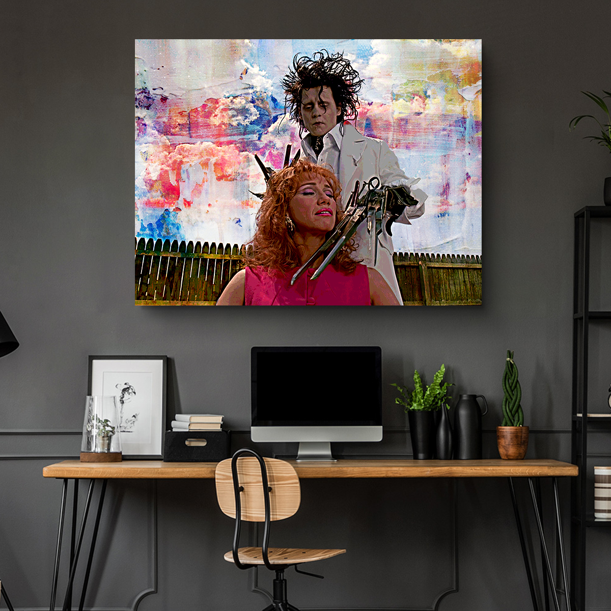 Edward Scissorhands Salon Wall Art