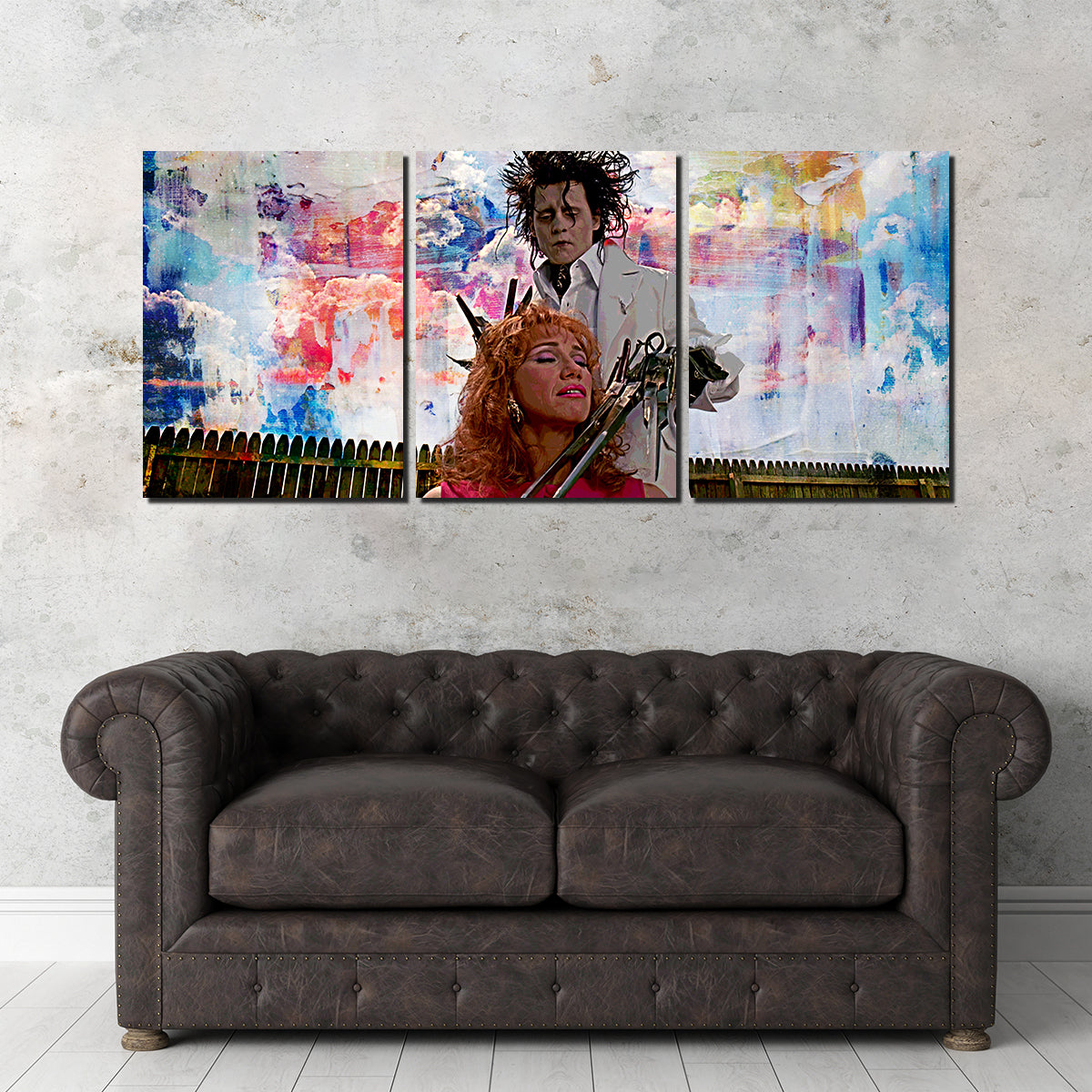Edward Scissorhands Salon Wall Art