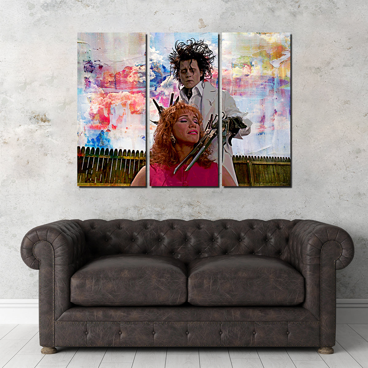 Edward Scissorhands Salon Wall Art