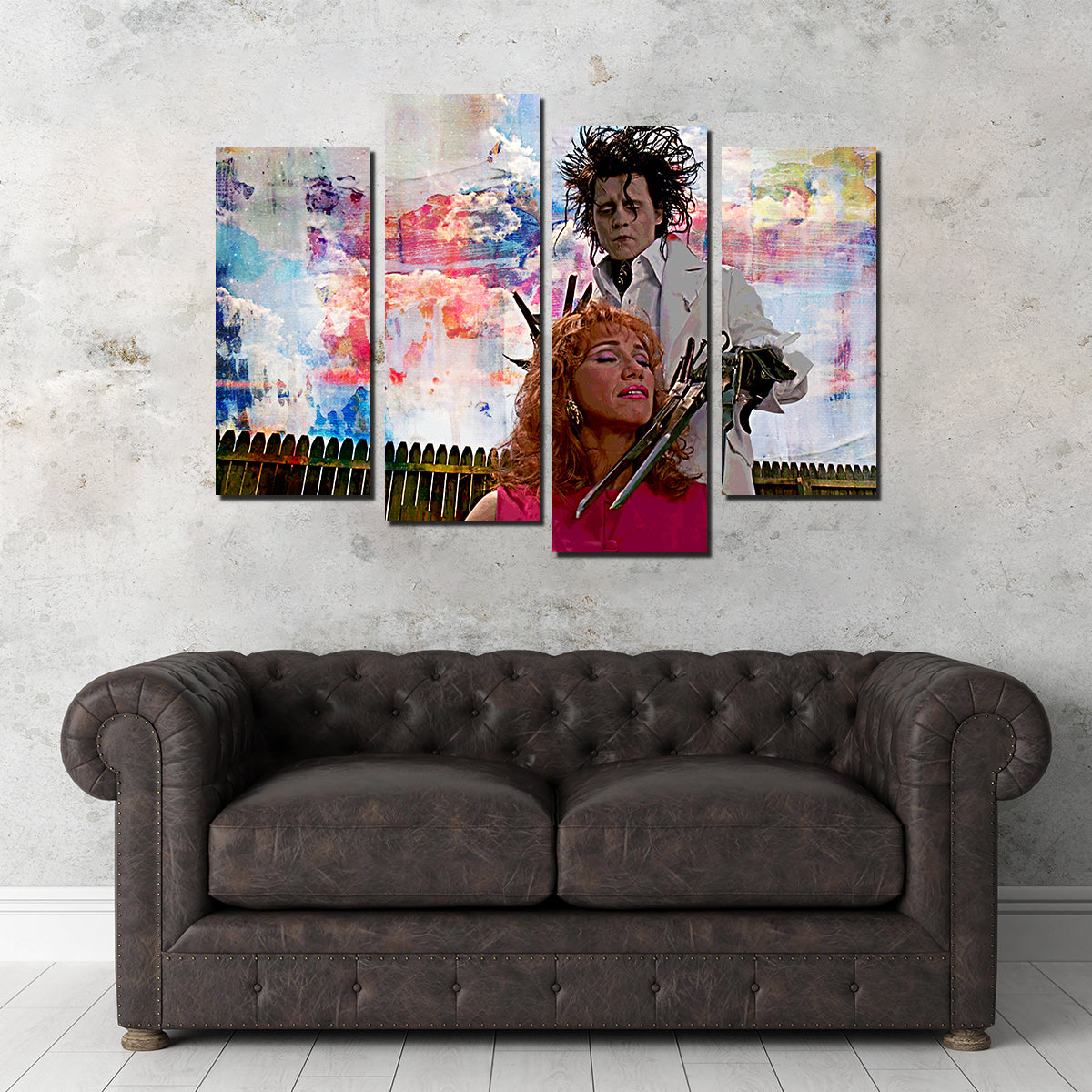 Edward Scissorhands Salon Wall Art