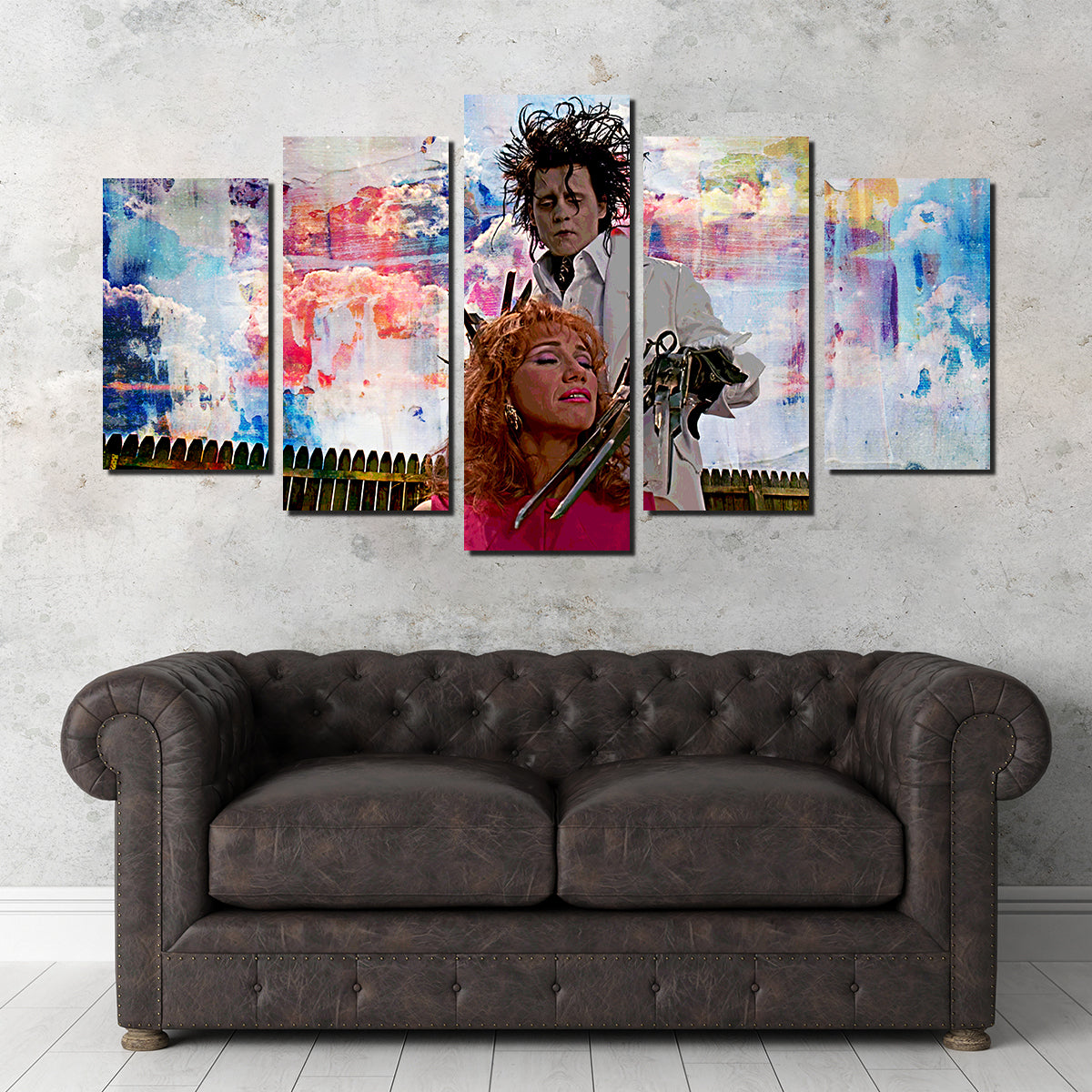 Edward Scissorhands Salon Wall Art