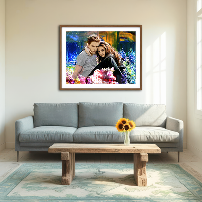 AUTO-MOCKUP ROOM | Edward & Bella Wall Art