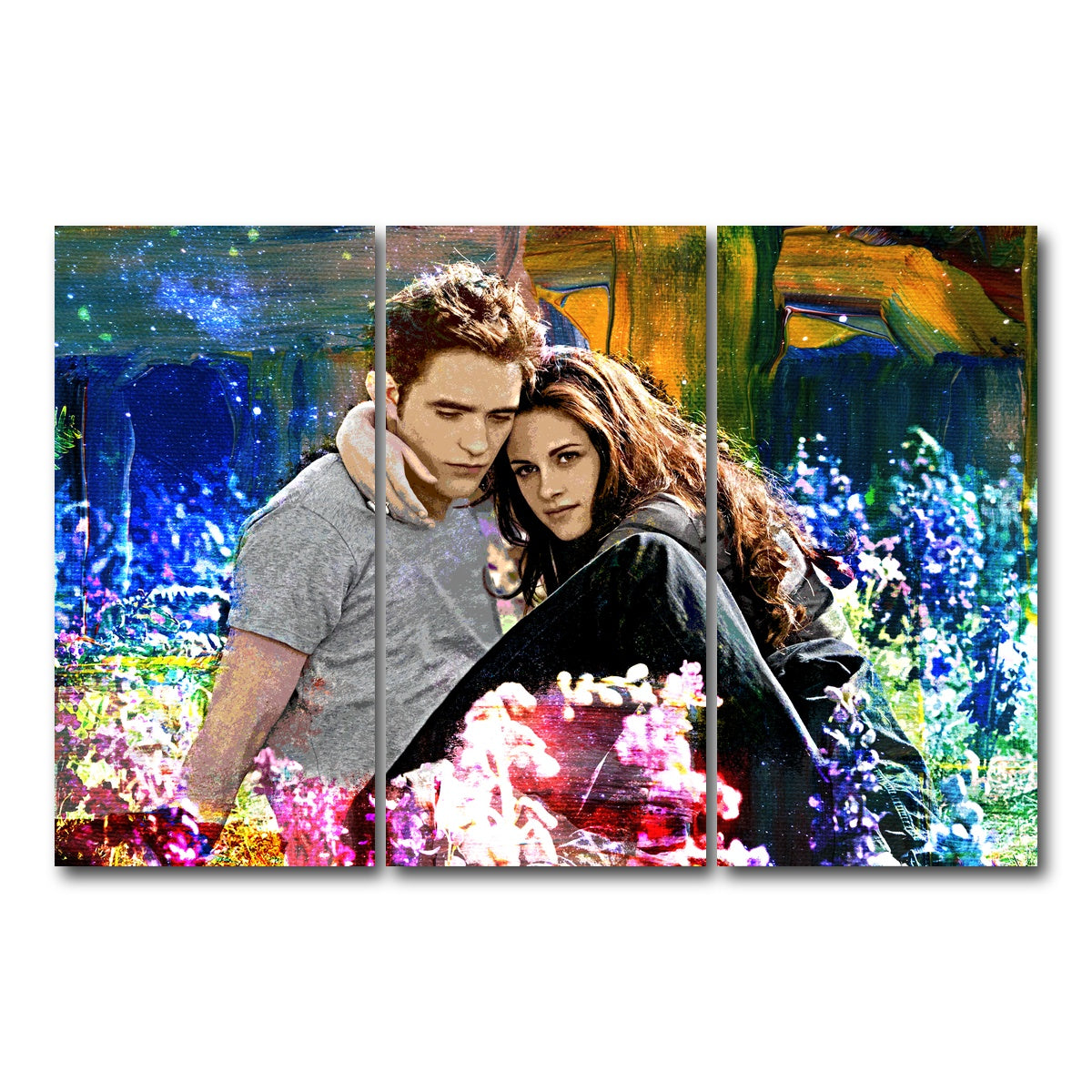 AUTO-MOCKUP WHITE | Edward & Bella | 3 Piece | Gallery Wrap Canvas | group=12x24