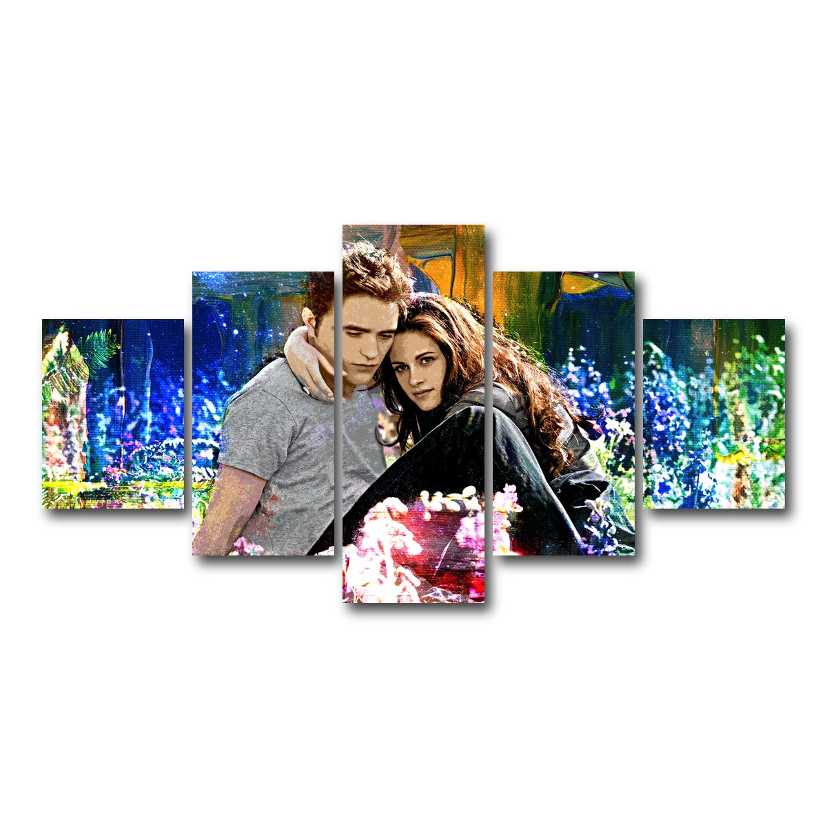 AUTO-MOCKUP WHITE | Edward & Bella | 5 Piece | Gallery Wrap Canvas | group=5_short