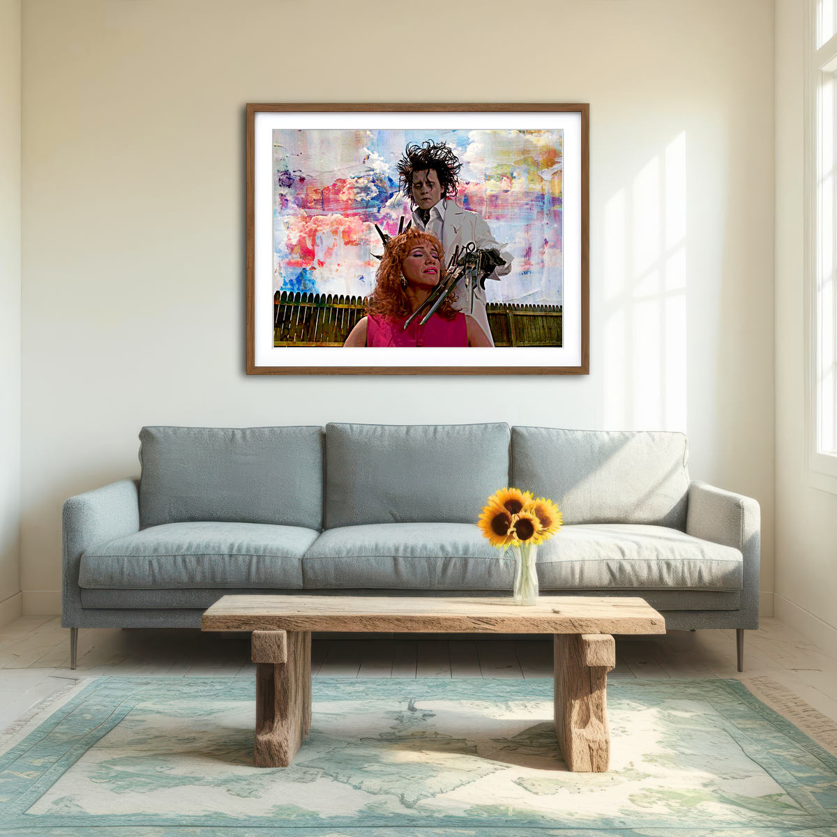 AUTO-MOCKUP ROOM | Edward Scissorhands Salon Wall Art