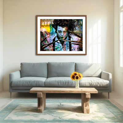 AUTO-MOCKUP ROOM | Edward Scissorhands Wall Art