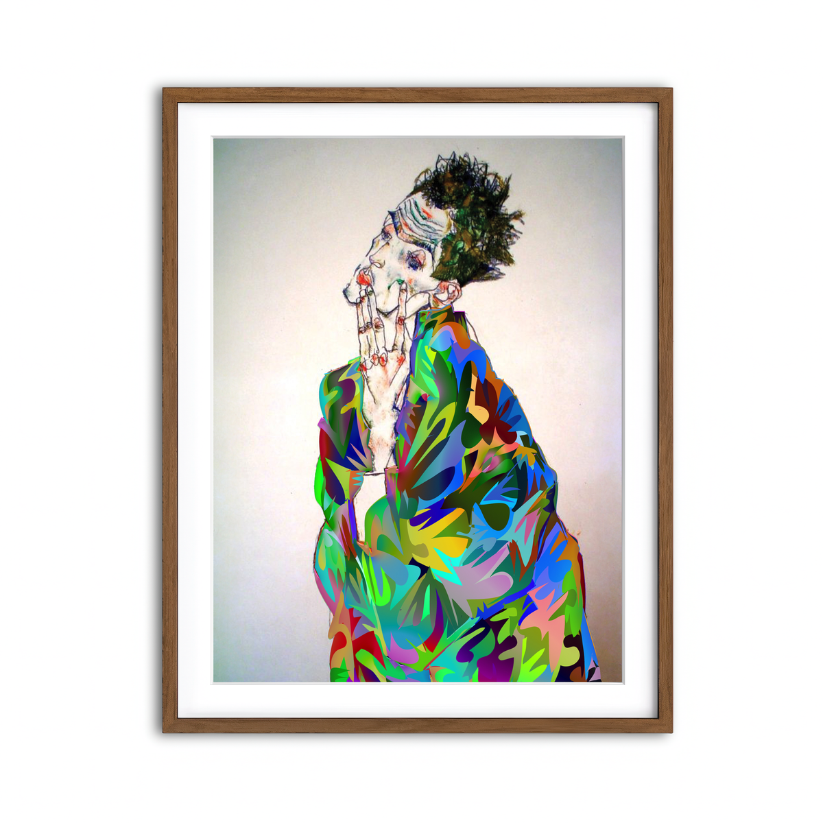 Framed Print 3x4 Walnut