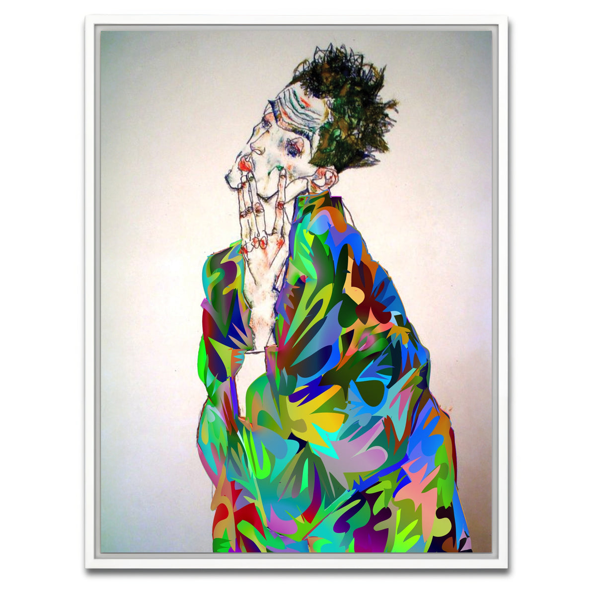 AUTO-MOCKUP WHITE | Egon | 1 Piece | White Framed Canvas | group=3x4