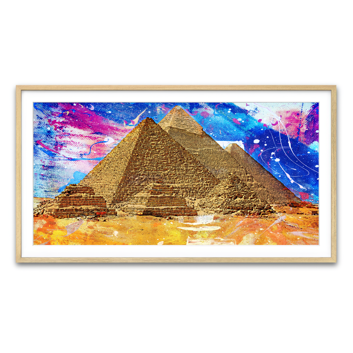 Framed Print 2x1 Natural