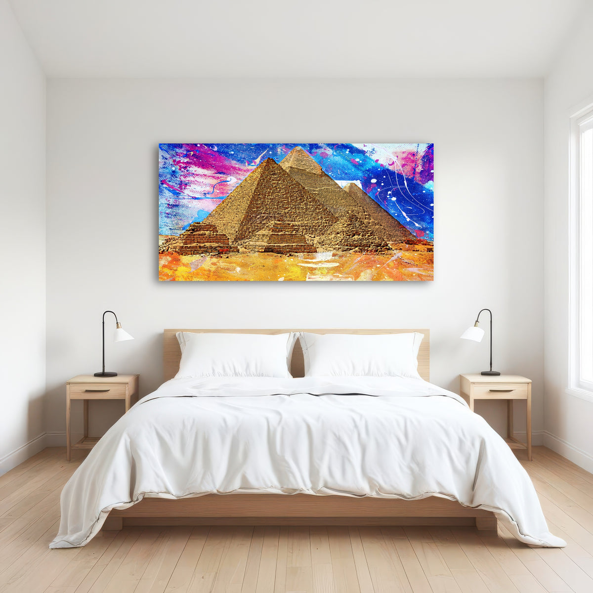 AUTO-MOCKUP ROOM | Egypt Pyramids Abstract