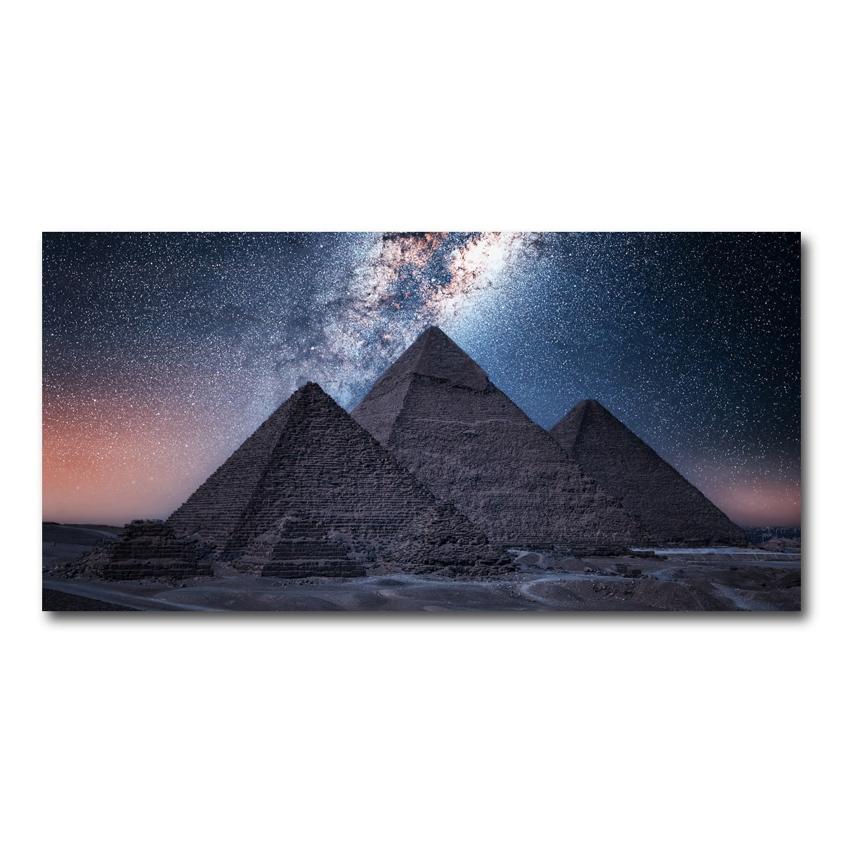 AUTO-MOCKUP WHITE | Egyptian Night | 1 Piece | Gallery Wrap Canvas | group=2x1