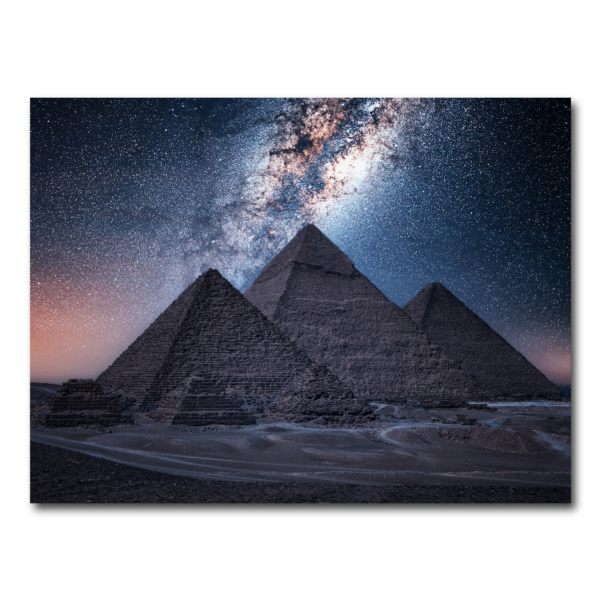 AUTO-MOCKUP WHITE | Egyptian Night | 1 Piece | Gallery Wrap Canvas | group=4x3