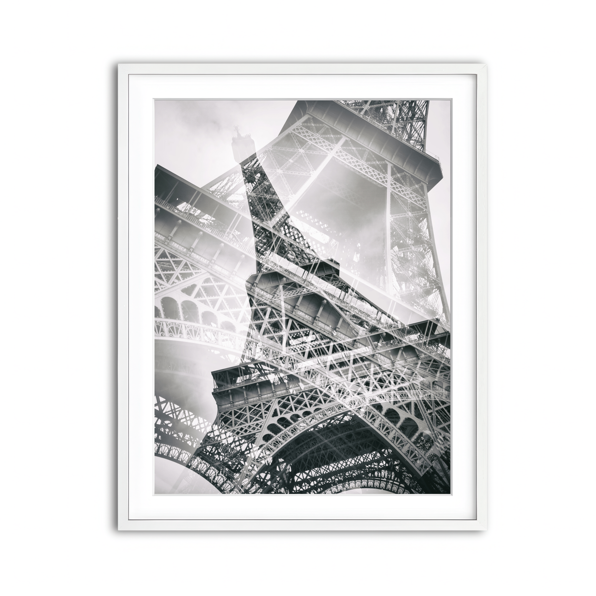 Framed Print 3x4 White