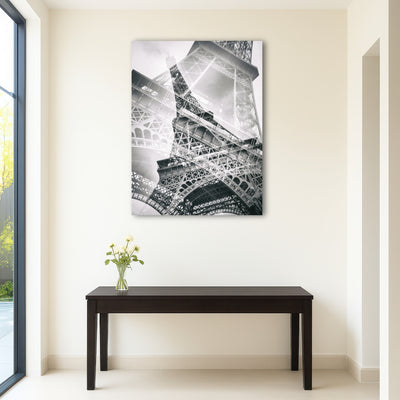 AUTO-MOCKUP ROOM | Eiffel Tower Double Exposure