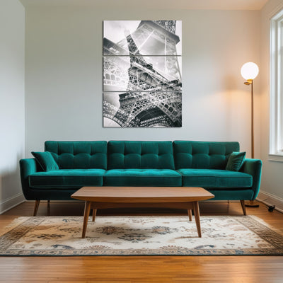 AUTO-MOCKUP ROOM | Eiffel Tower Double Exposure