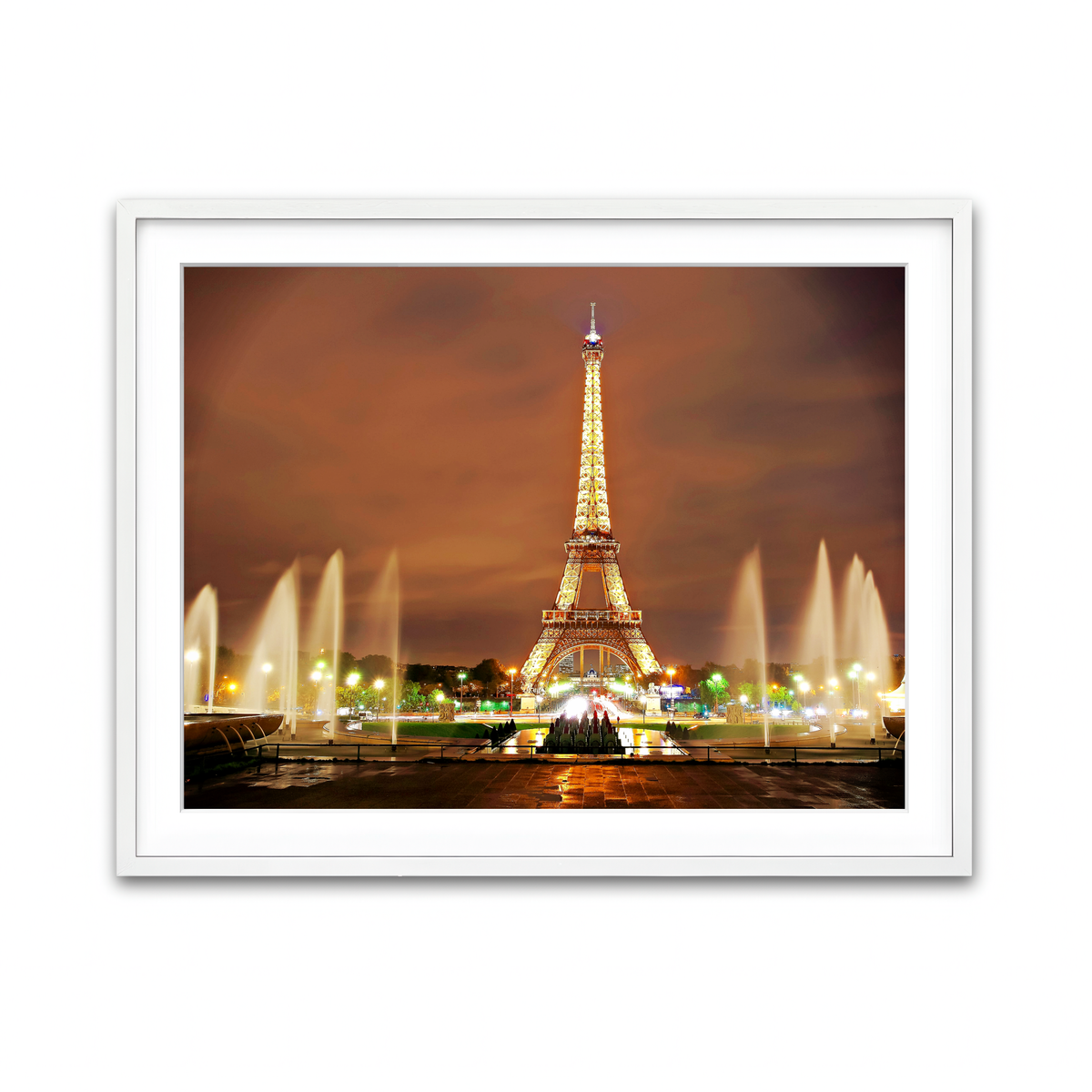 Framed Print 4x3 White