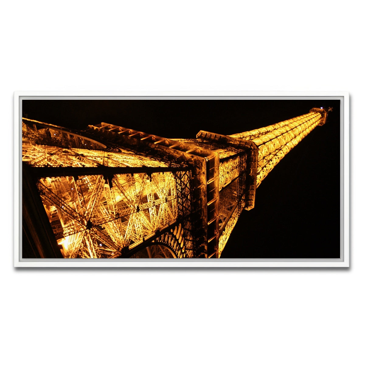 AUTO-MOCKUP WHITE | Eiffel Tower | 1 Piece | White Framed Canvas | group=2x1