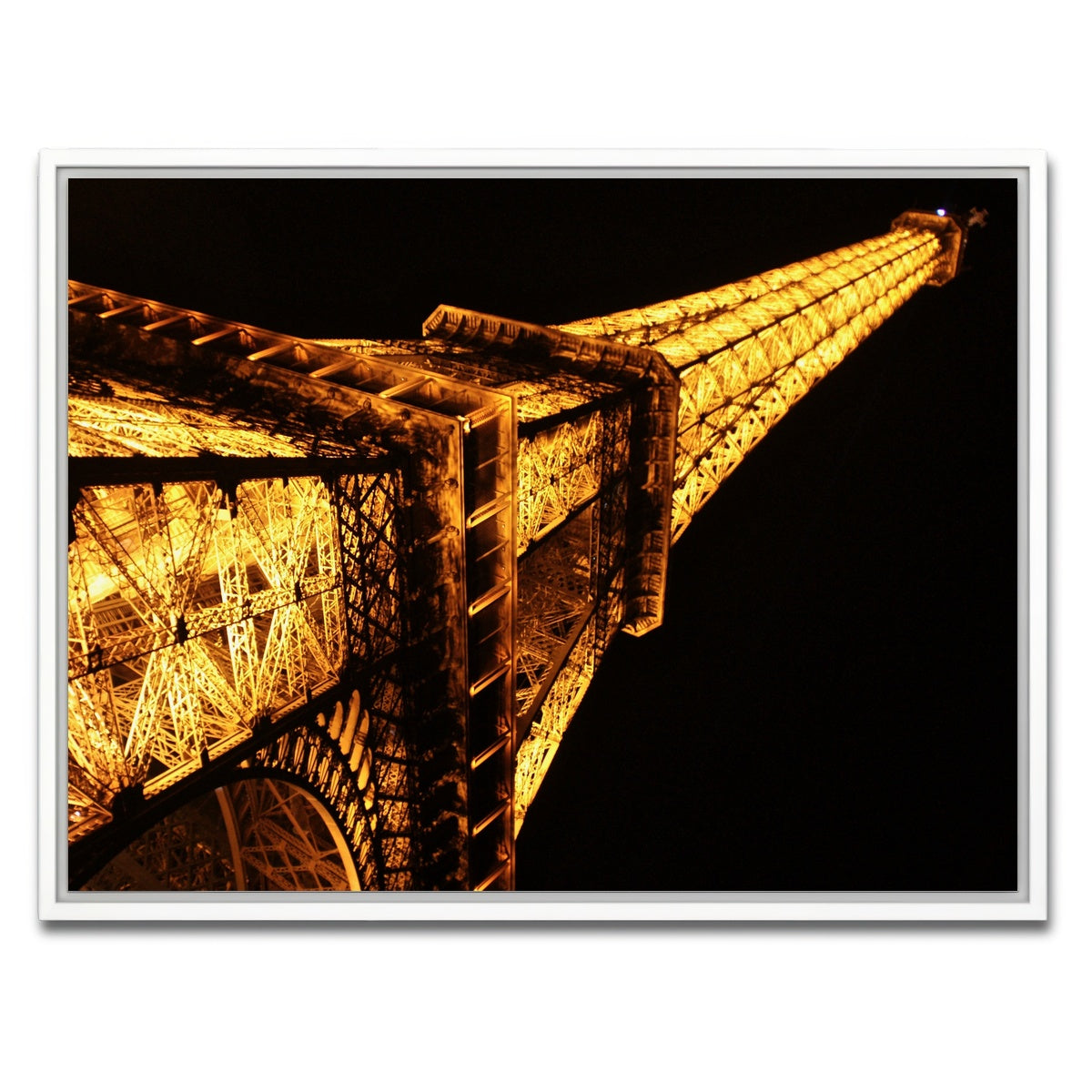 AUTO-MOCKUP WHITE | Eiffel Tower | 1 Piece | White Framed Canvas | group=4x3
