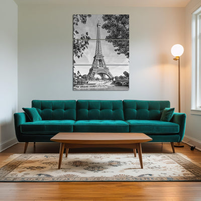 AUTO-MOCKUP ROOM | Eiffel Tower with River Seine