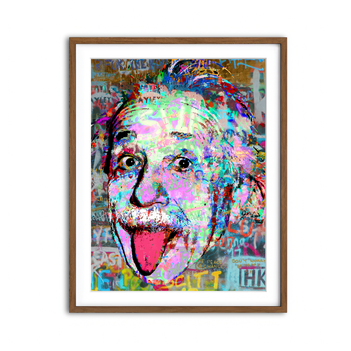 Framed Print 3x4 Walnut