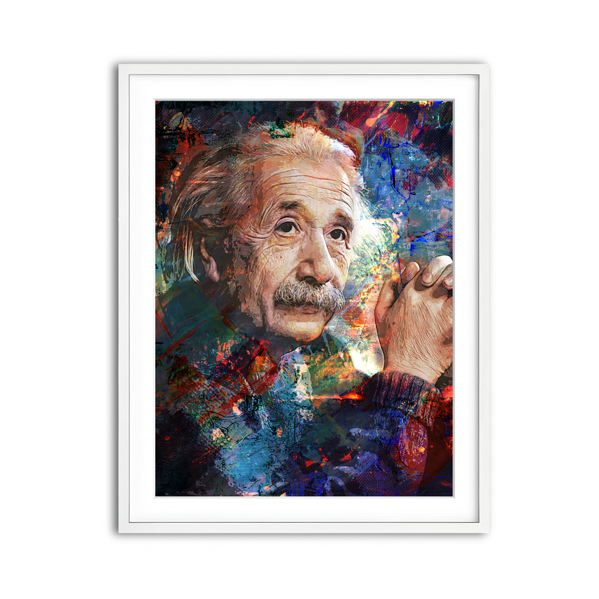 Framed Print 3x4 White