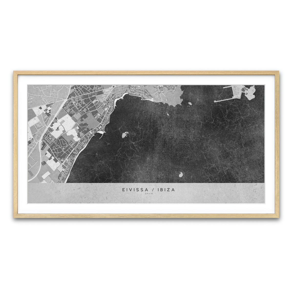 Framed Print 2x1 Natural