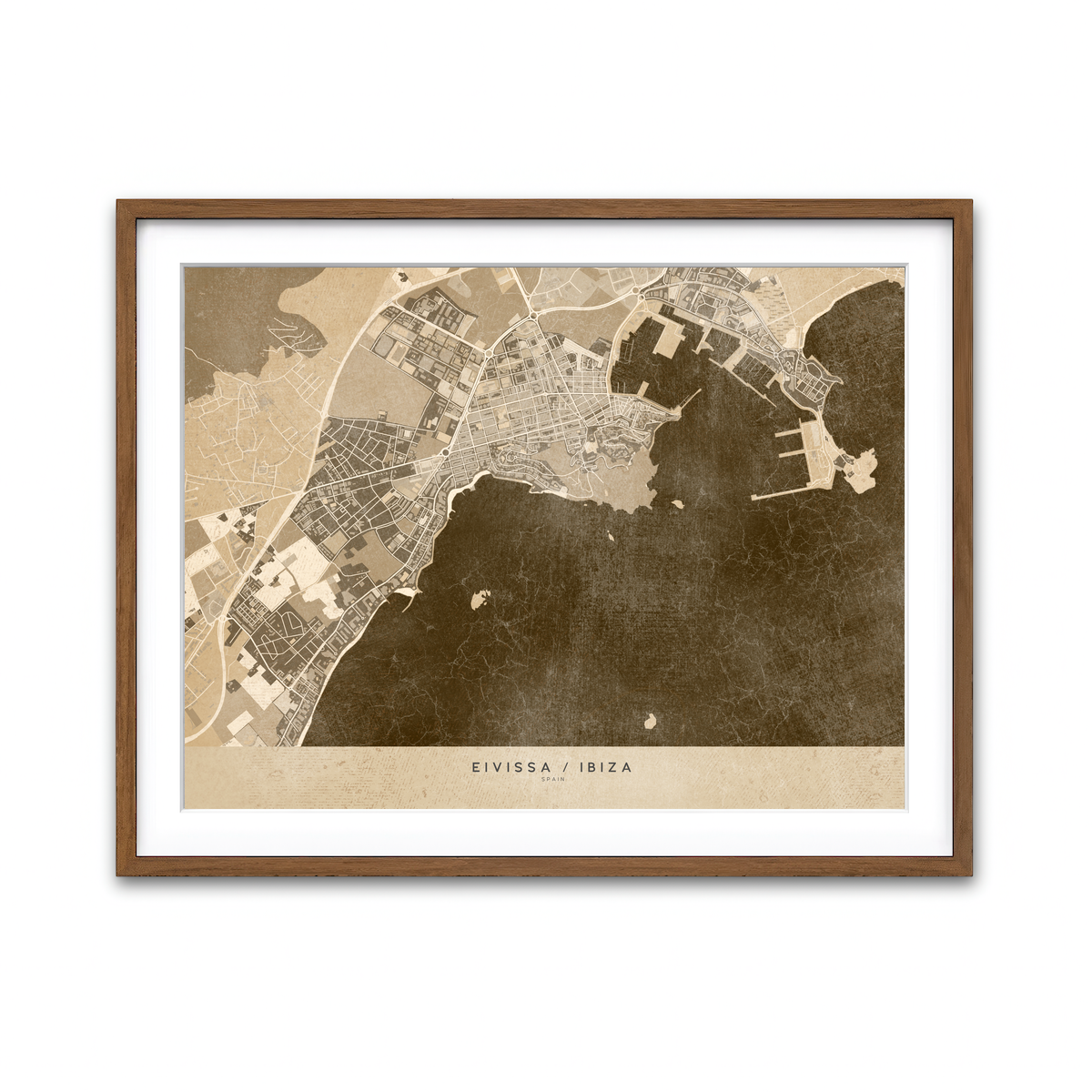 Framed Print 4x3 Walnut