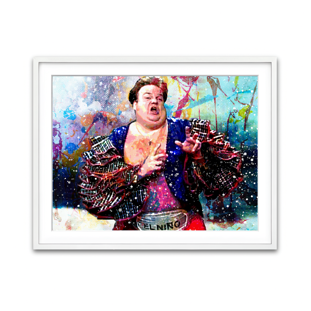 Framed Print 4x3 White