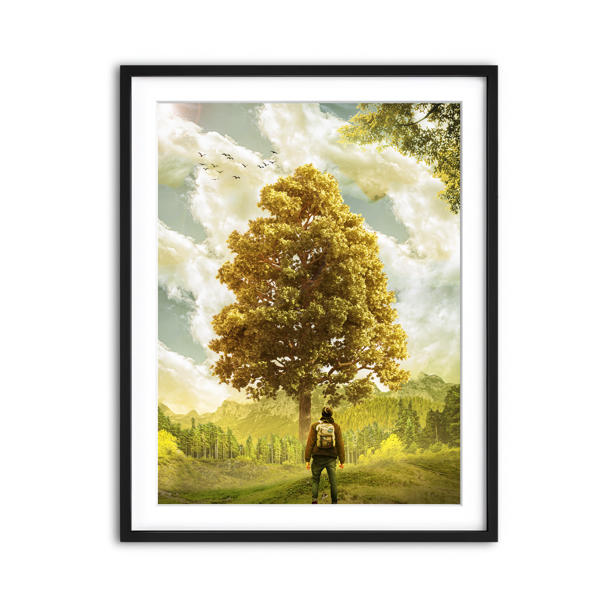 Framed Print 3x4 Black