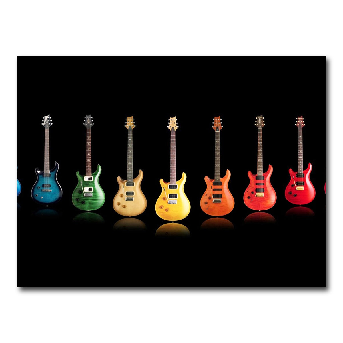 AUTO-MOCKUP WHITE | Electric Guitar | 1 Piece | Gallery Wrap Canvas | group=4x3