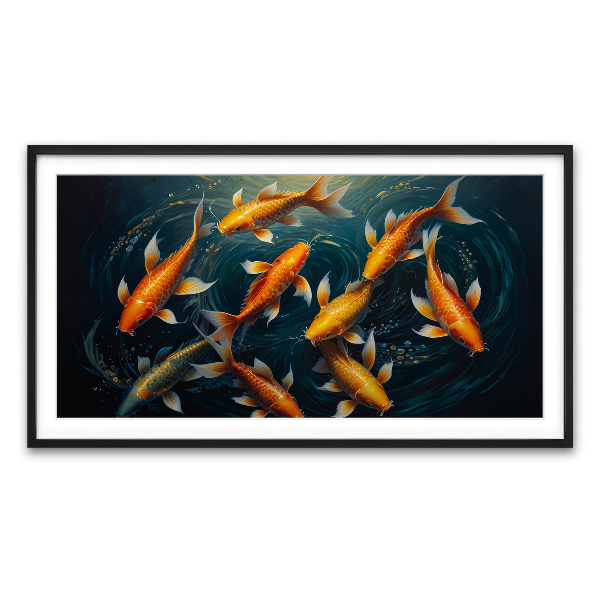 Framed Print 2x1 Black