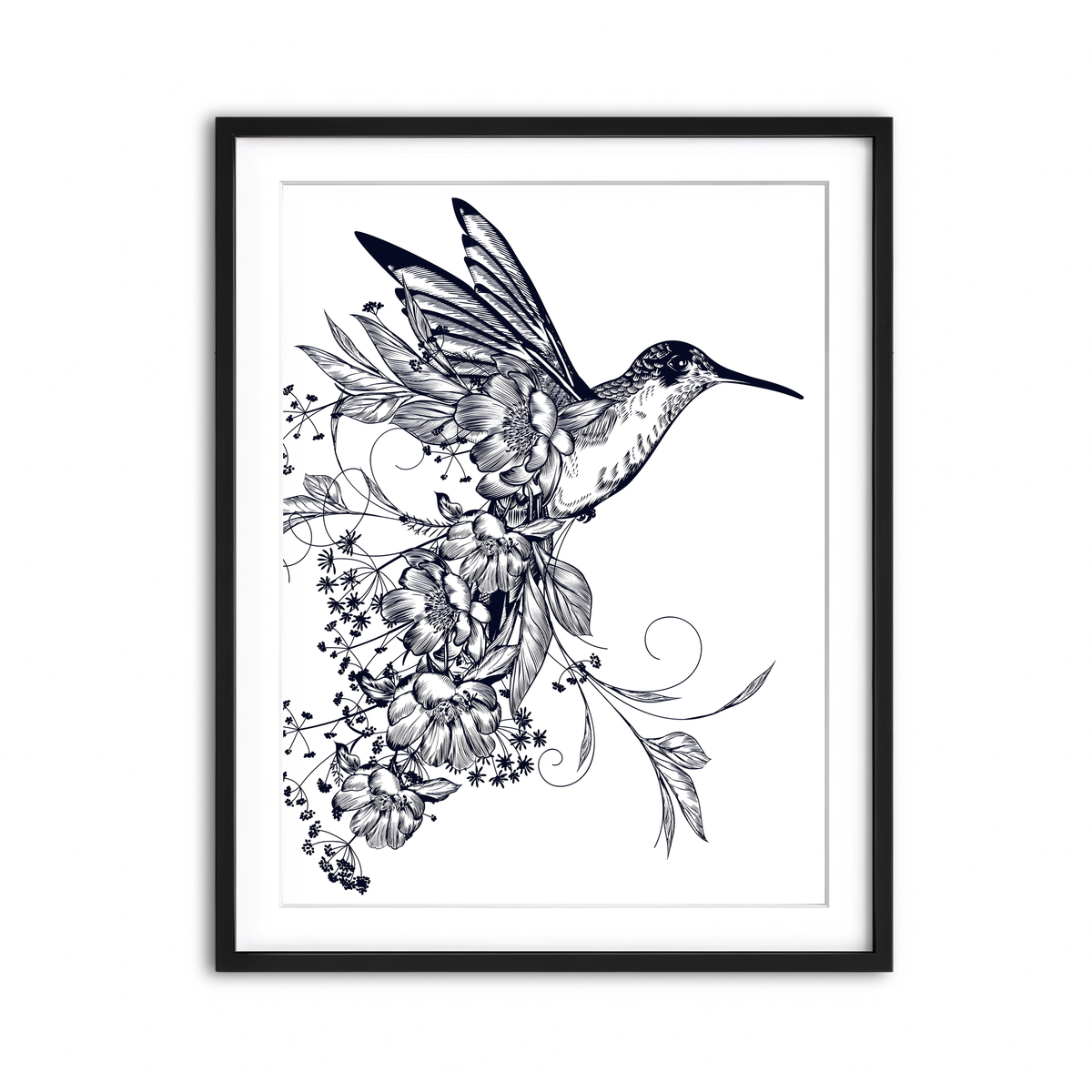 Framed Print 3x4 Black