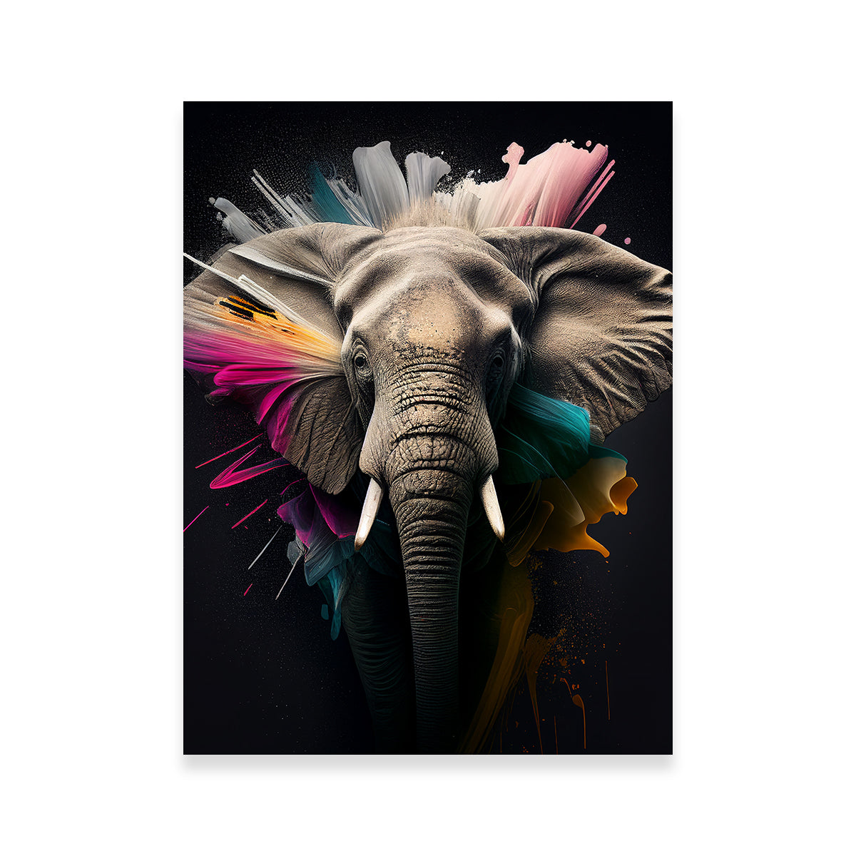Elephant Portrait Wall Art