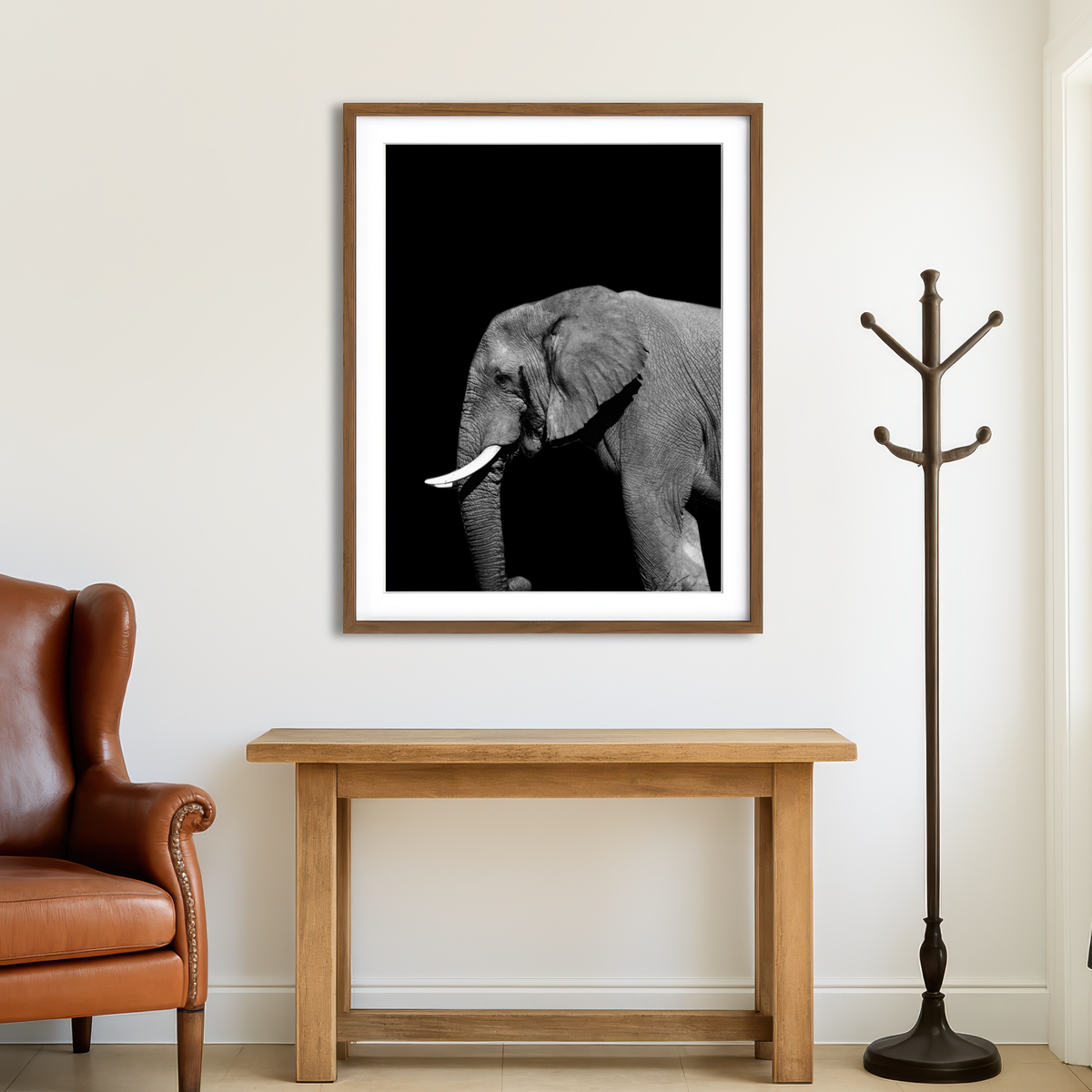 AUTO-MOCKUP ROOM | Elephant Wall Art