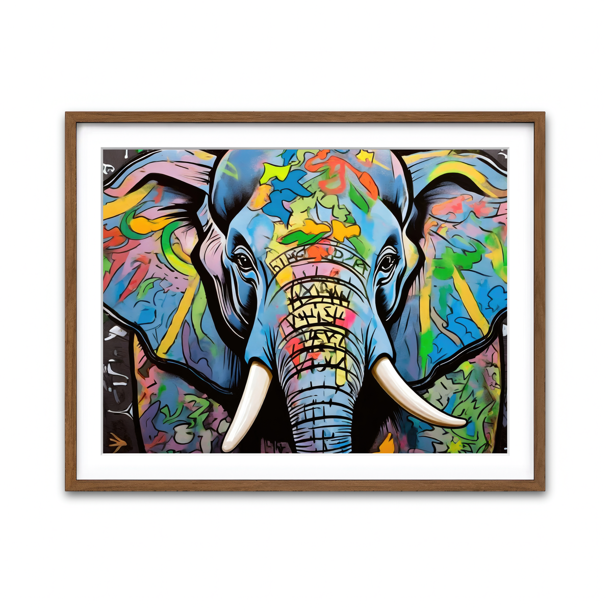 Framed Print 4x3 Walnut