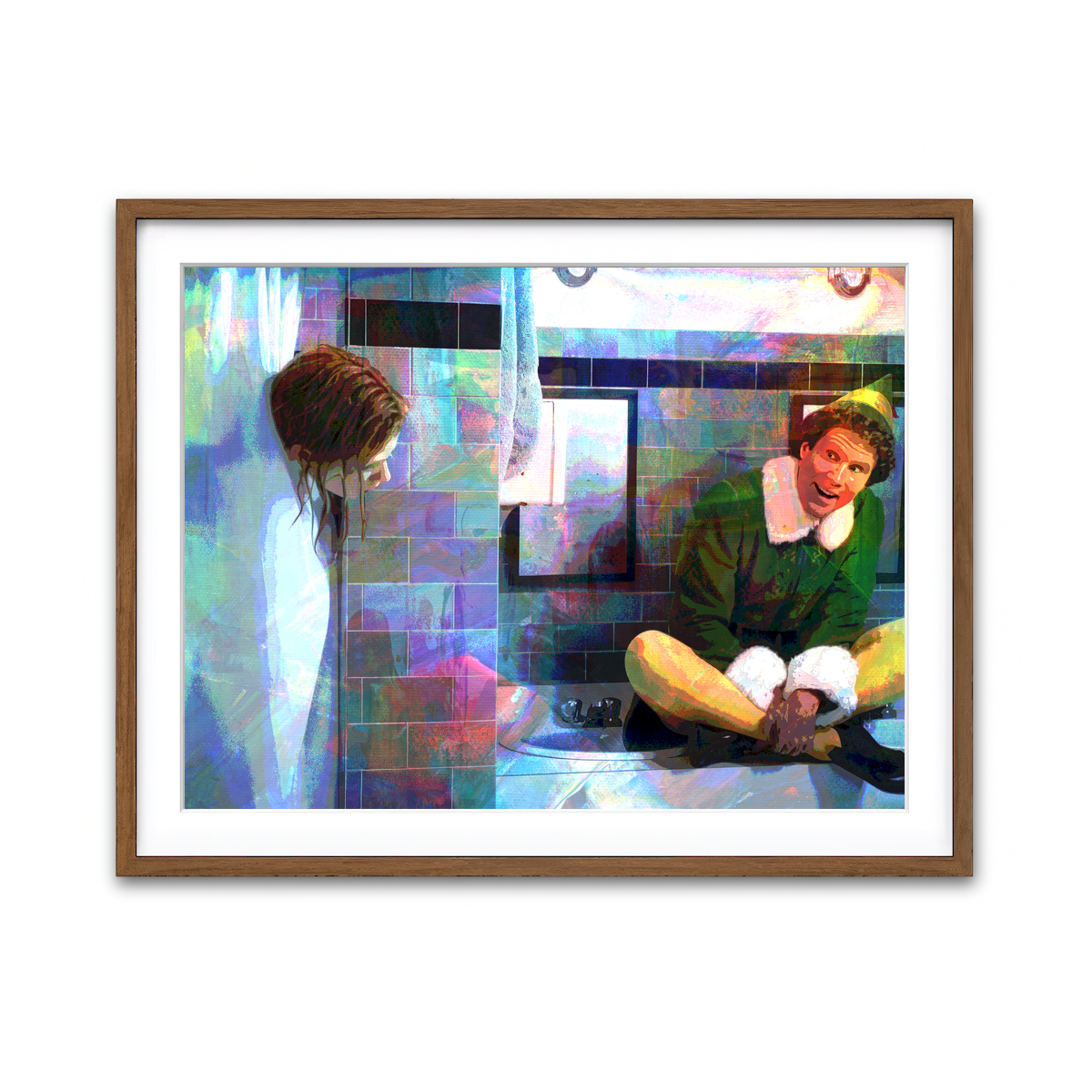 Framed Print 4x3 Walnut