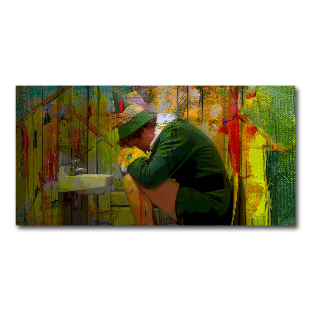 AUTO-MOCKUP WHITE | Elf Bathroom | 1 Piece | Gallery Wrap Canvas | group=2x1