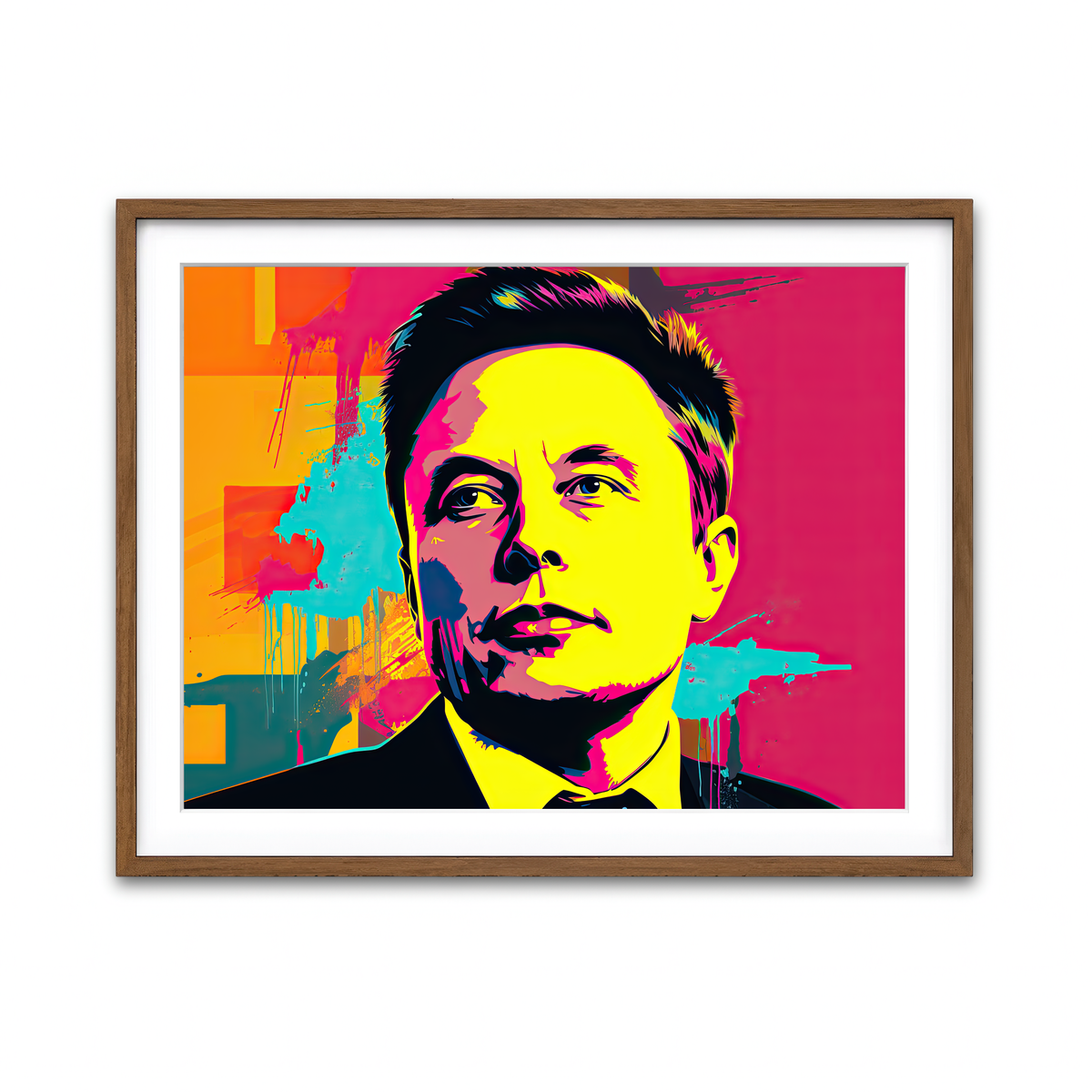 Framed Print 4x3 Walnut