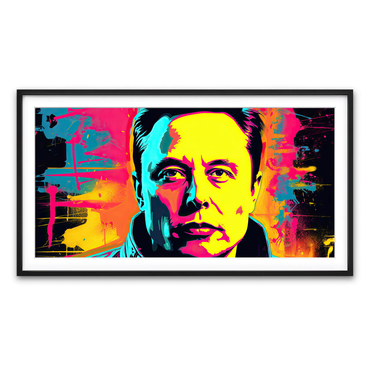 Framed Print 2x1 Black