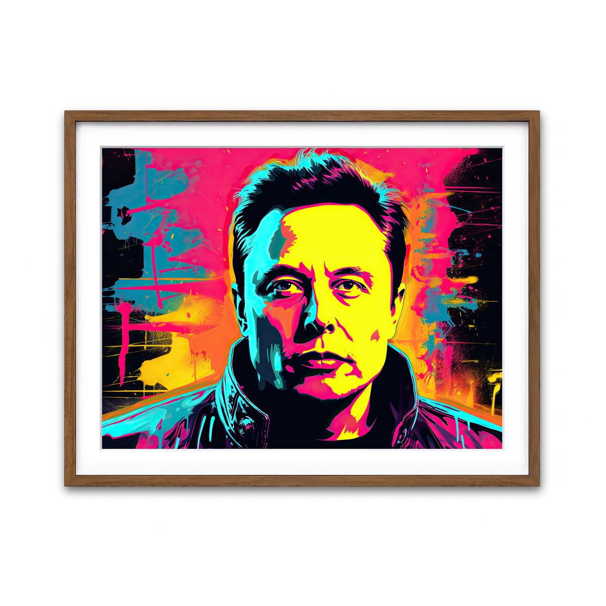 Framed Print 4x3 Walnut