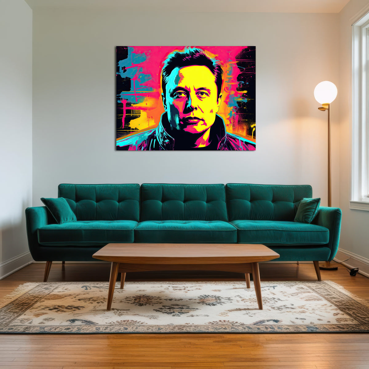 AUTO-MOCKUP ROOM | Elon Musk Warhol Style