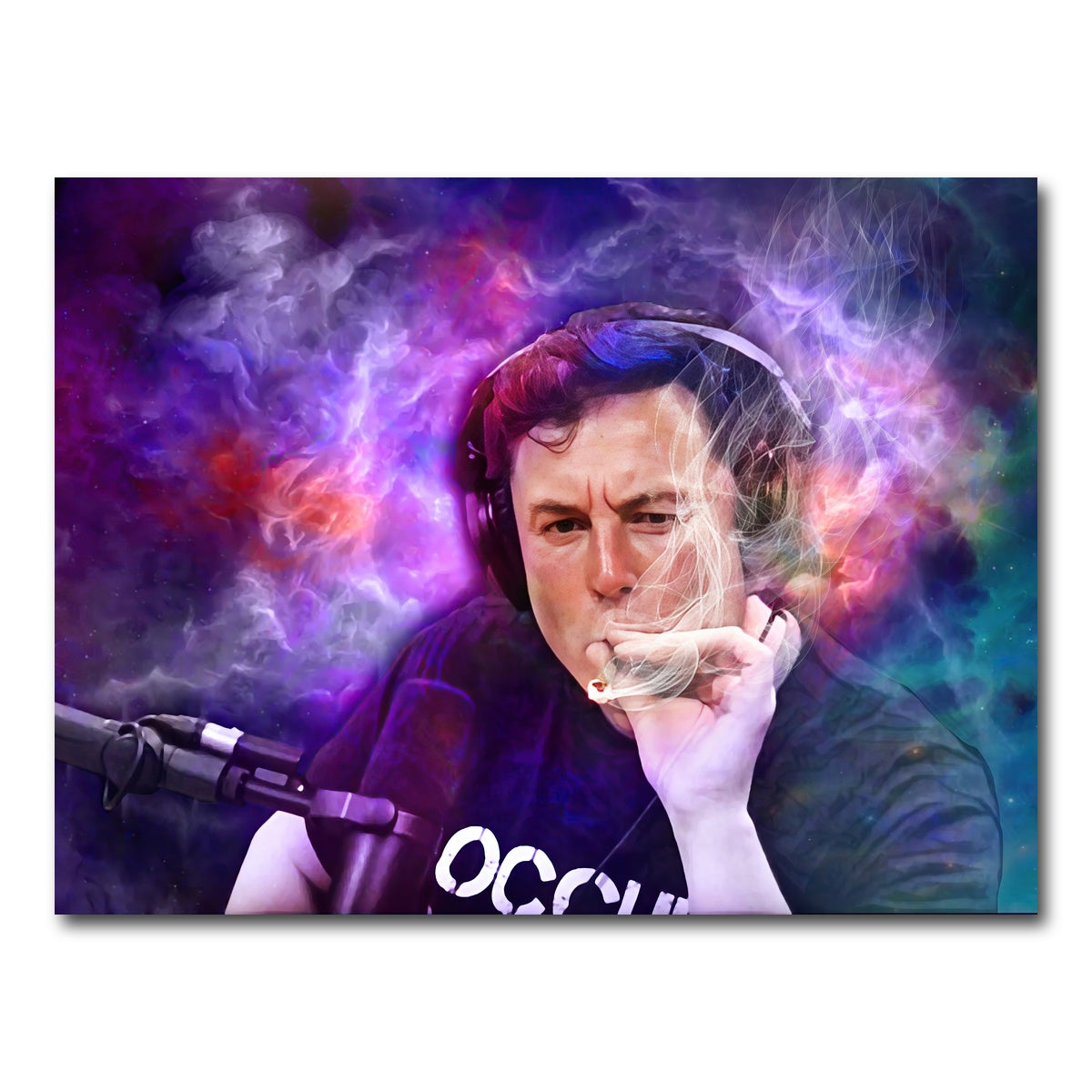 AUTO-MOCKUP WHITE | Elon Smoking | 1 Piece | Gallery Wrap Canvas | group=4x3