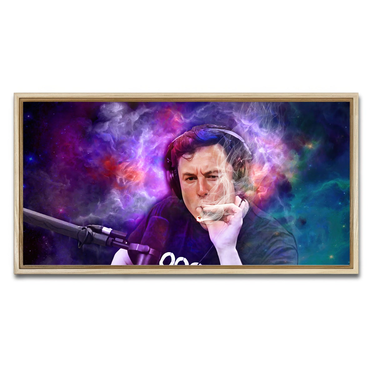 AUTO-MOCKUP WHITE | Elon Smoking | 1 Piece | Natural Framed Canvas | group=2x1