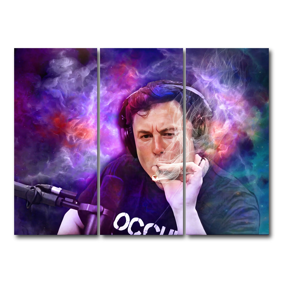 AUTO-MOCKUP WHITE | Elon Smoking | 3 Piece | Gallery Wrap Canvas | group=8x18