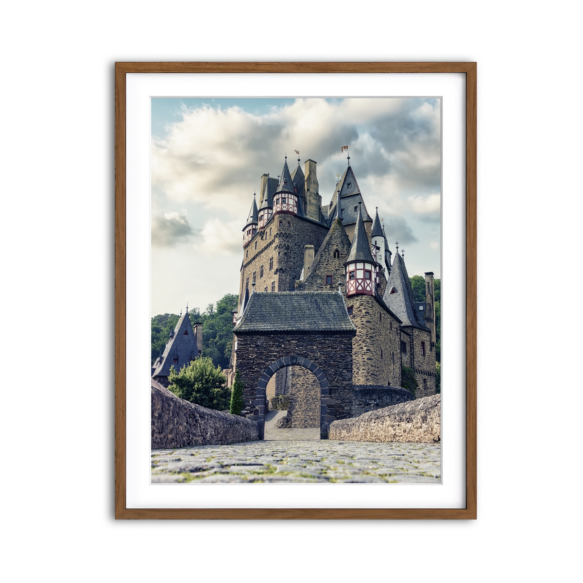 Framed Print 3x4 Walnut