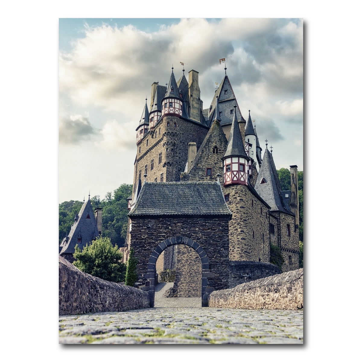 AUTO-MOCKUP WHITE | Eltz Burg | 1 Piece | Gallery Wrap Canvas | group=3x4