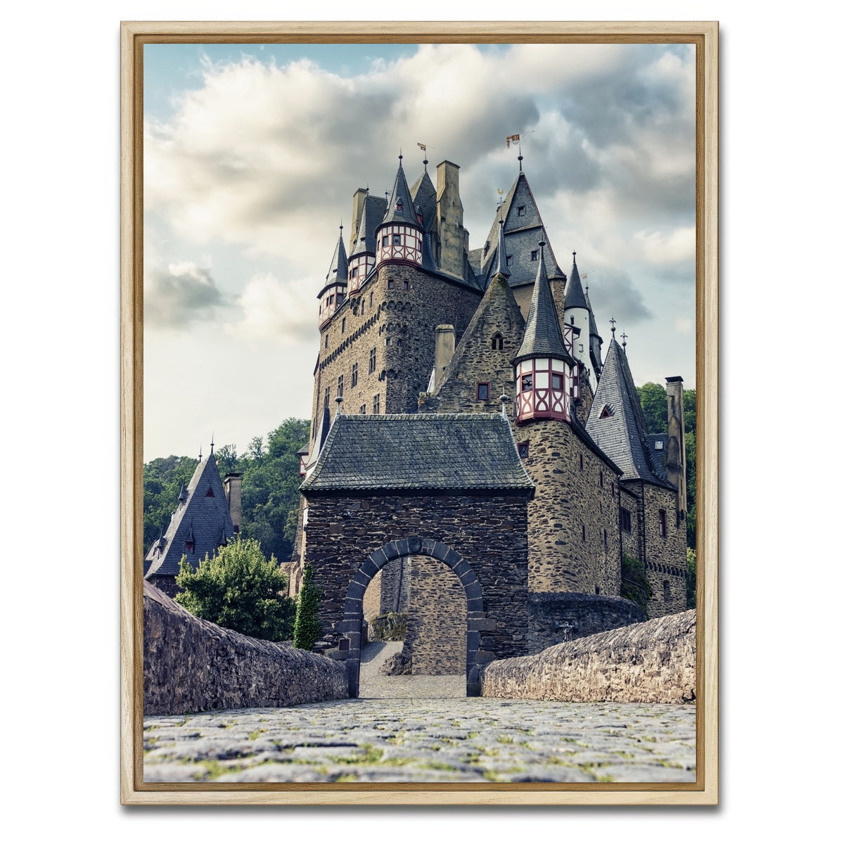 AUTO-MOCKUP WHITE | Eltz Burg | 1 Piece | Natural Framed Canvas | group=3x4