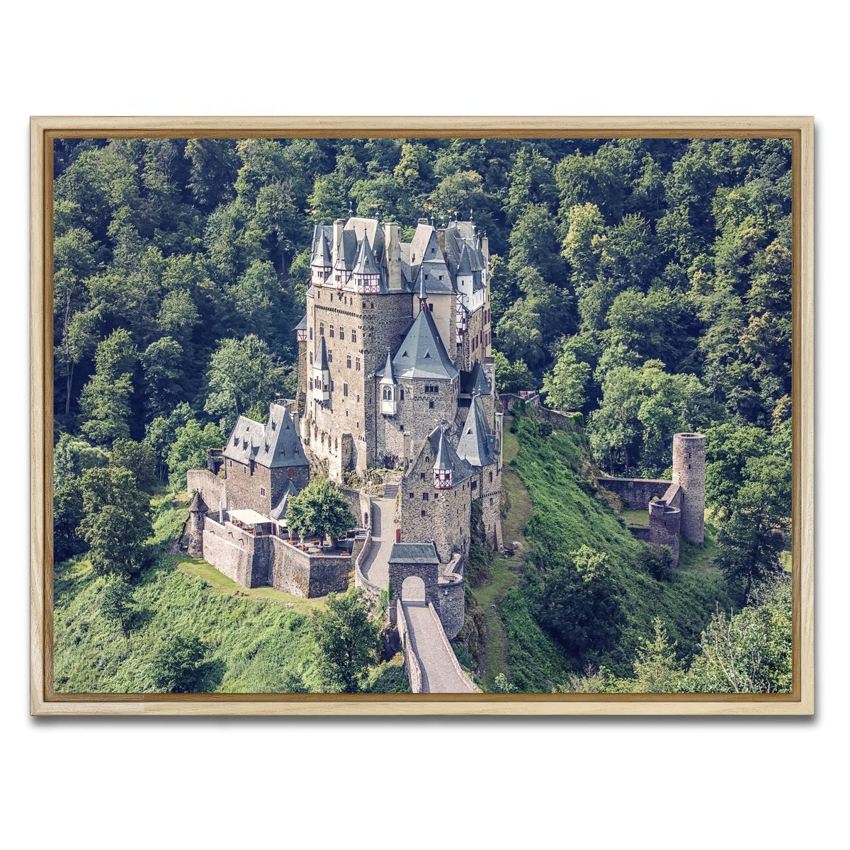 AUTO-MOCKUP WHITE | Eltz Castle | 1 Piece | Natural Framed Canvas | group=4x3